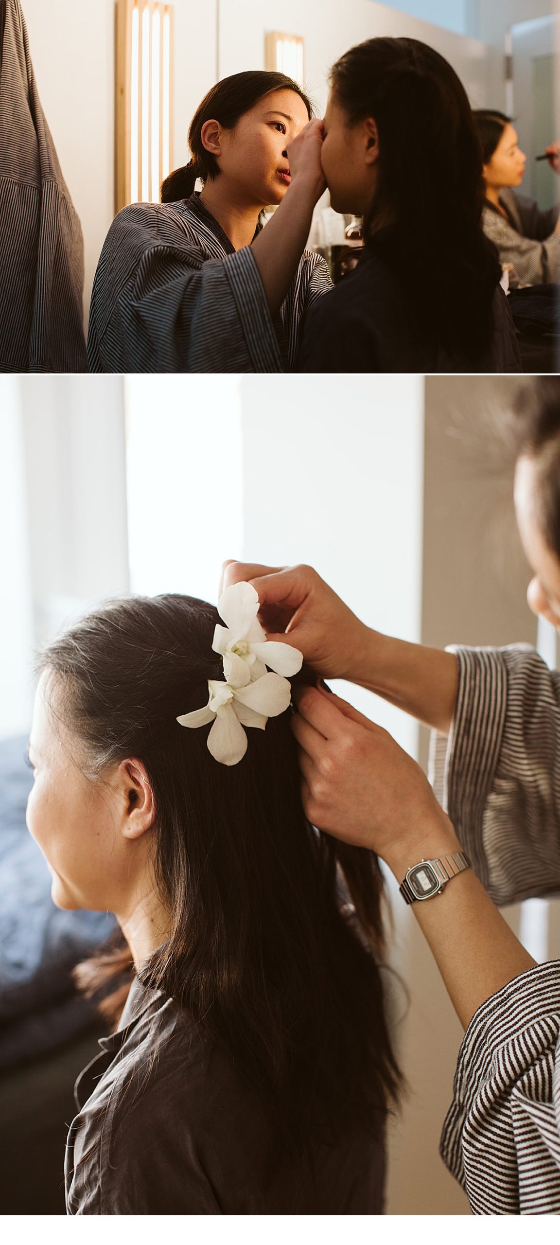 Boston-bride-getting-ready-for-elopement-with-sister