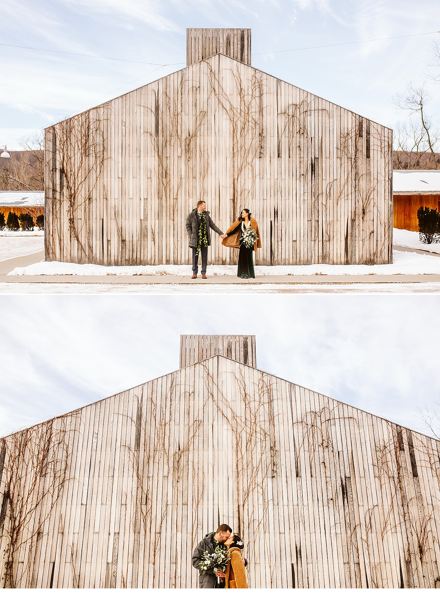 Couple-poses-for-wedding-portraits-in-North-Adams-MA