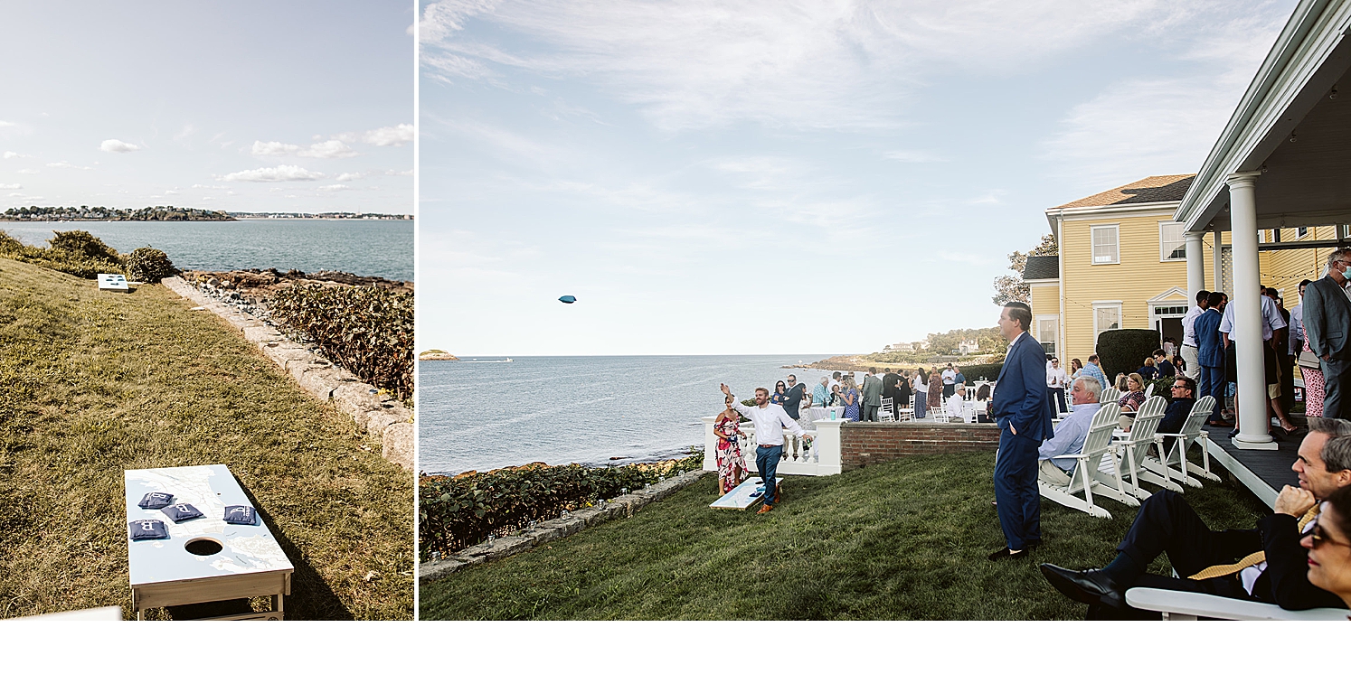 Estate-wedding-by-the-ocean-with-lawn-games