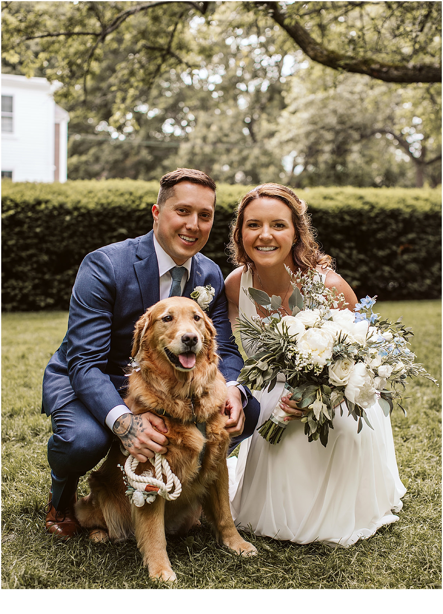Dog-in-Wedding-photos-Boston-couple