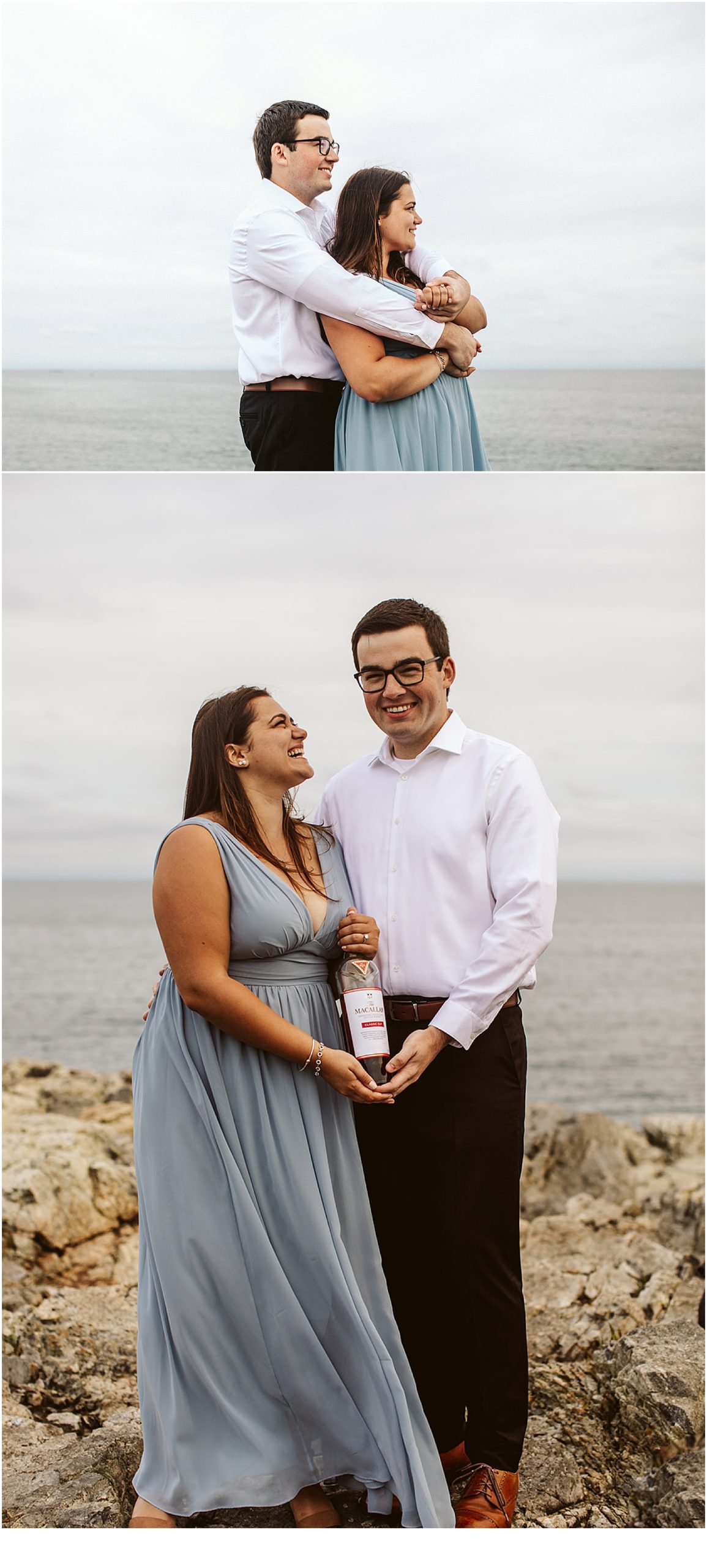 New-England-Couple-celebrates-their-engagement-with-whiskey-on-the-beach