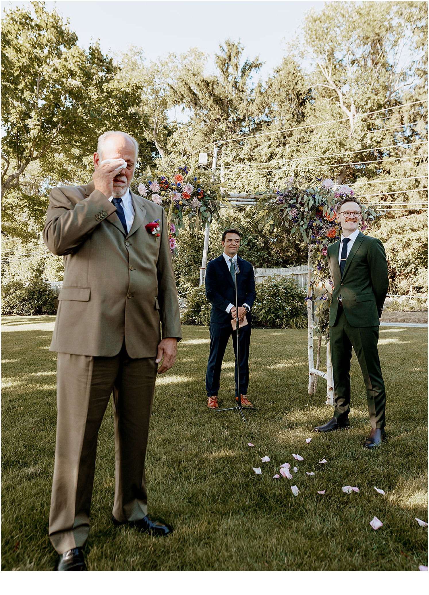 Groom-waiting-at-the-altar-at-The-Essex-Room