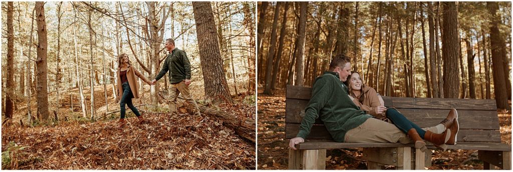 New Hampshire Maine engagement photo outfits