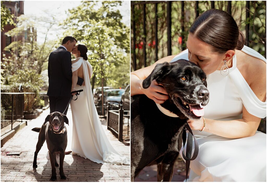 Boston-bride-and-groom-with-dog