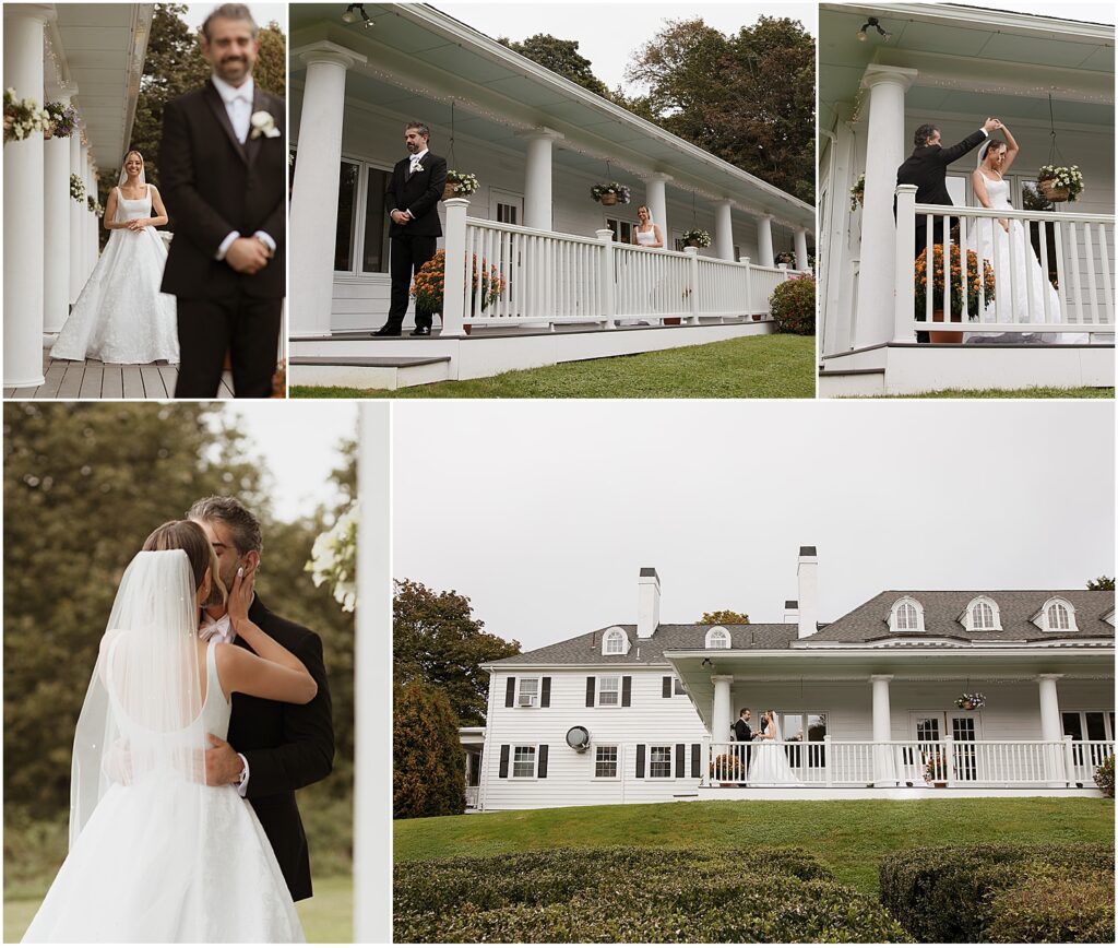 Bride-and-groom-first-look-at-the-Mansion-at-the-Hellenic-Center