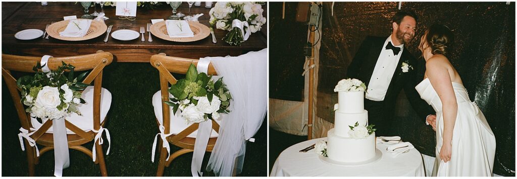 Film photos for Massachusetts wedding by Kelly Stevens Photo