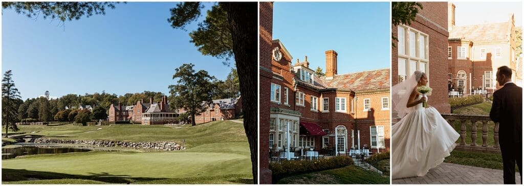 Wedding taking place at a New England wedding venue