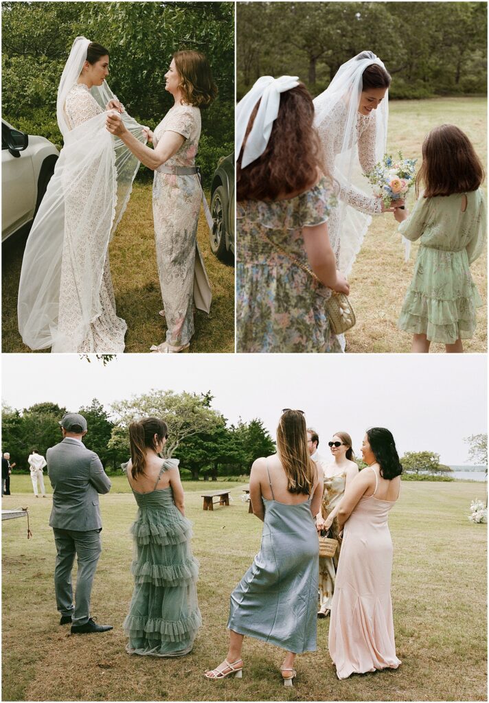 Authentic wedding photography of a Martha's Vineyard wedding